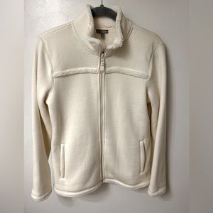Full Zip Cream Talbots Jacket